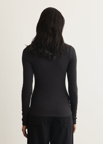 The Essential Ribbed Long-Sleeve Top
