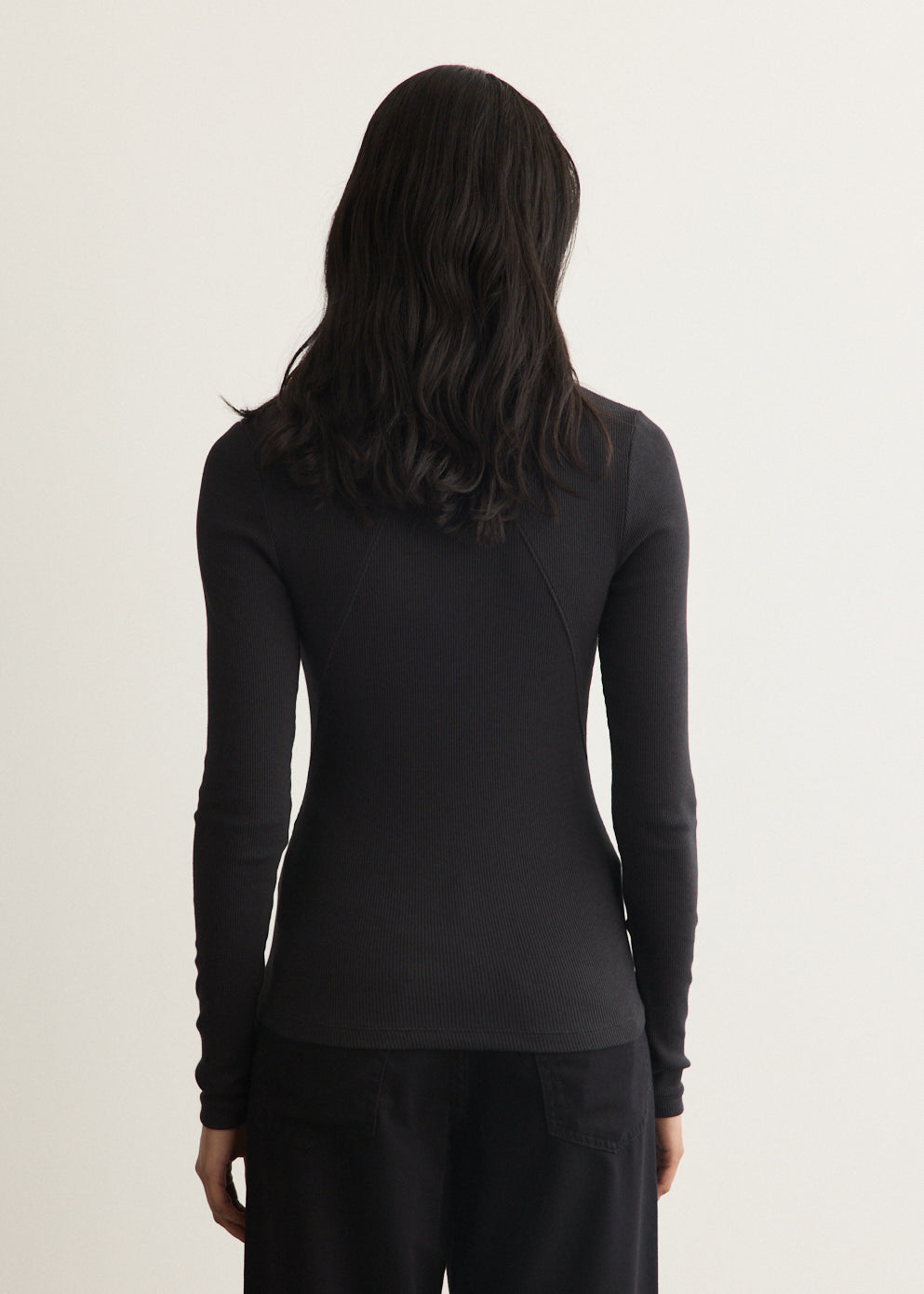 The Essential Ribbed Long-Sleeve Top