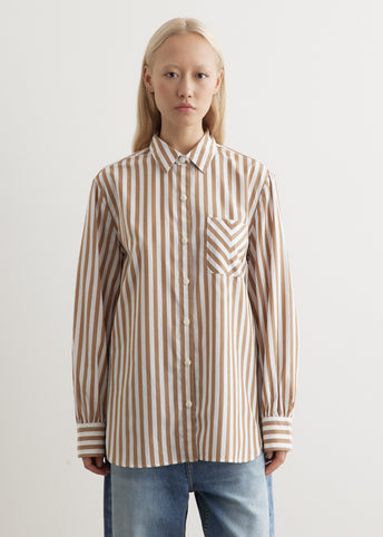 Maxine Button Down Striped Shirt