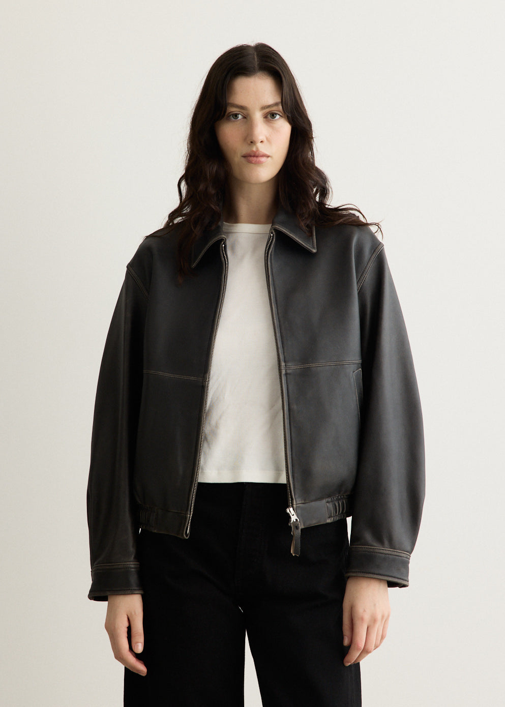Unisex Drizzler Leather Jacket