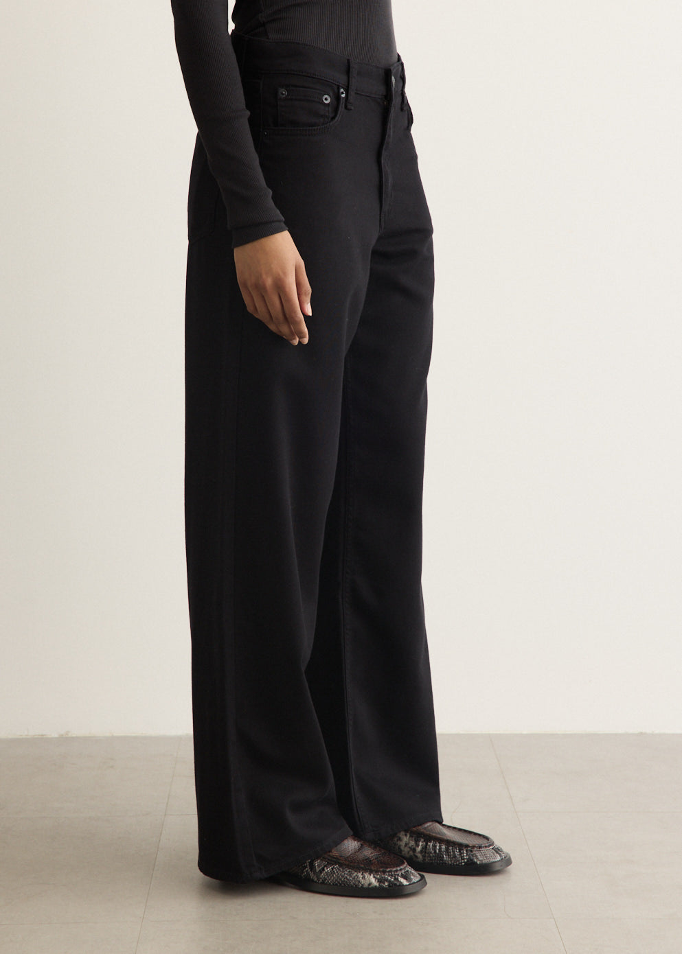 Featherweight Andi Full Wide Leg Jeans