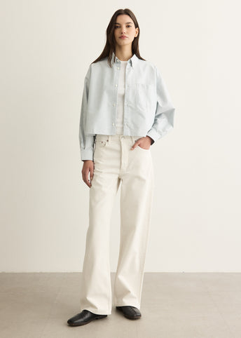 Sophia Button Down Logo Shirt