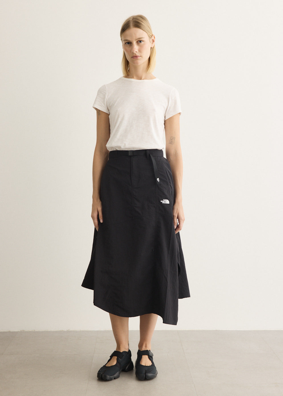 Irregular Buttoned Skirt