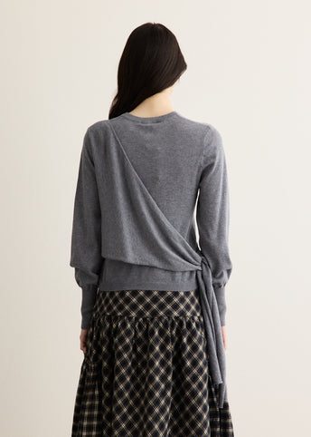 Venna Wrap Merino Wool Blend Cardigan