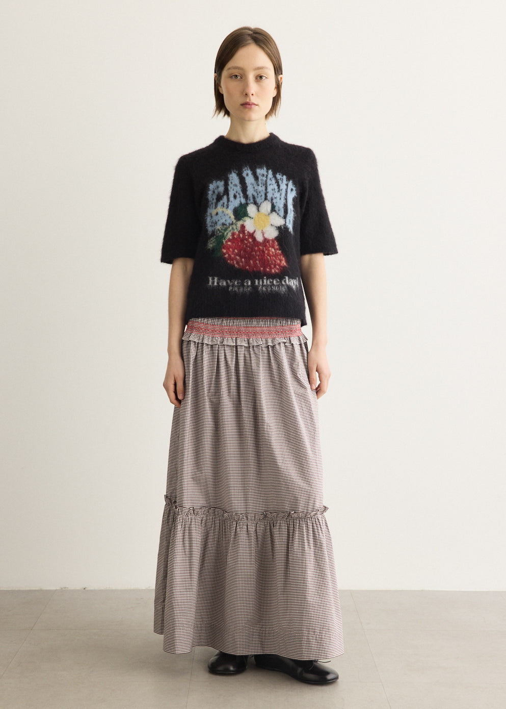 Strawberry Intarsia Sweater