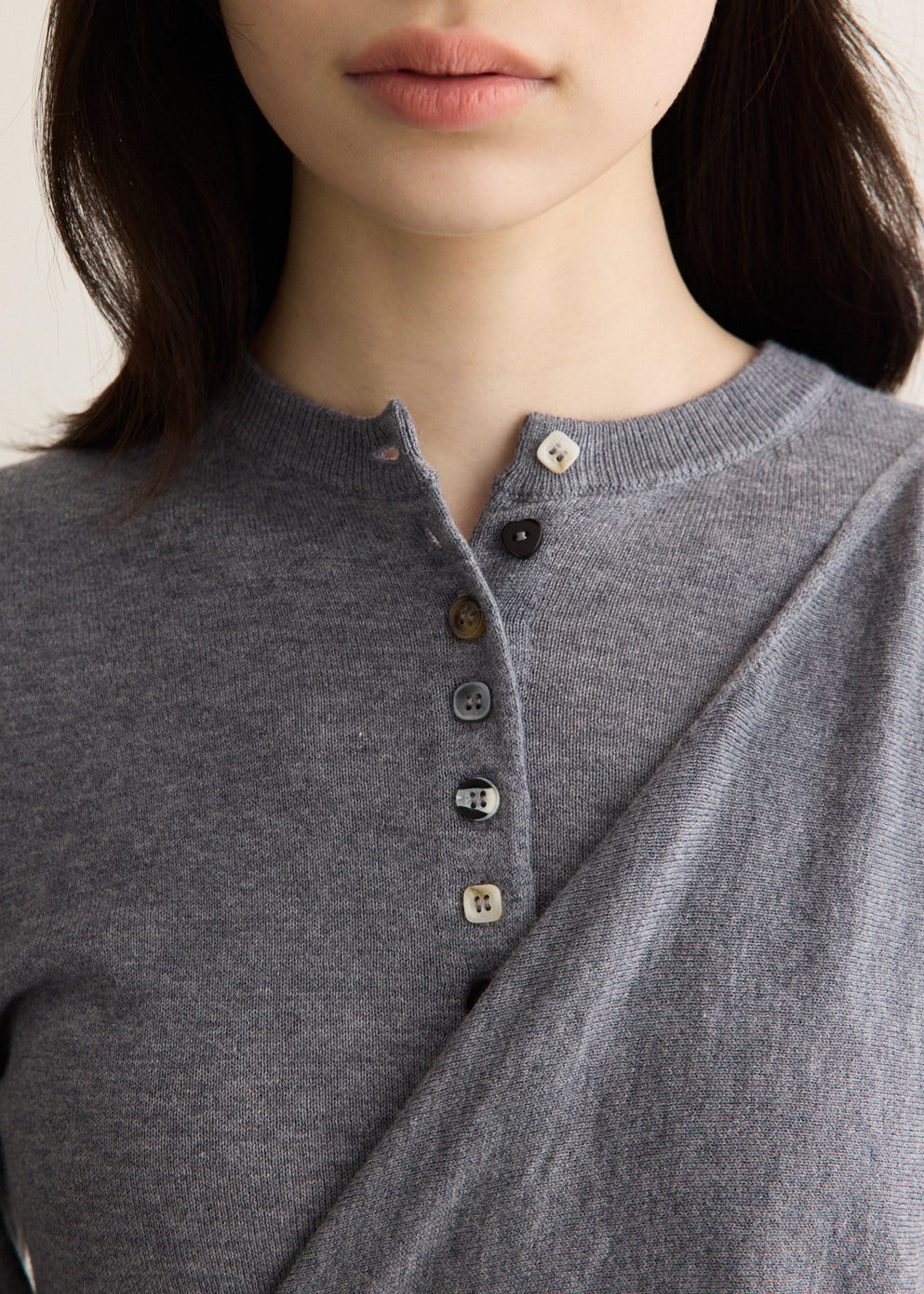 Venna Wrap Merino Wool Blend Cardigan