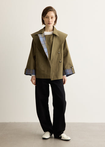 Reversible Jerry Crop Trench Coat