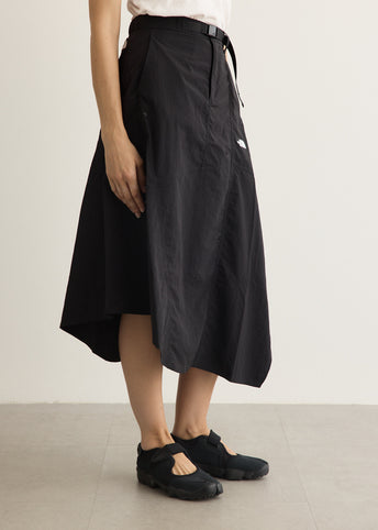 Irregular Buttoned Skirt