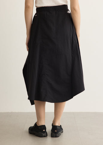 Irregular Buttoned Skirt