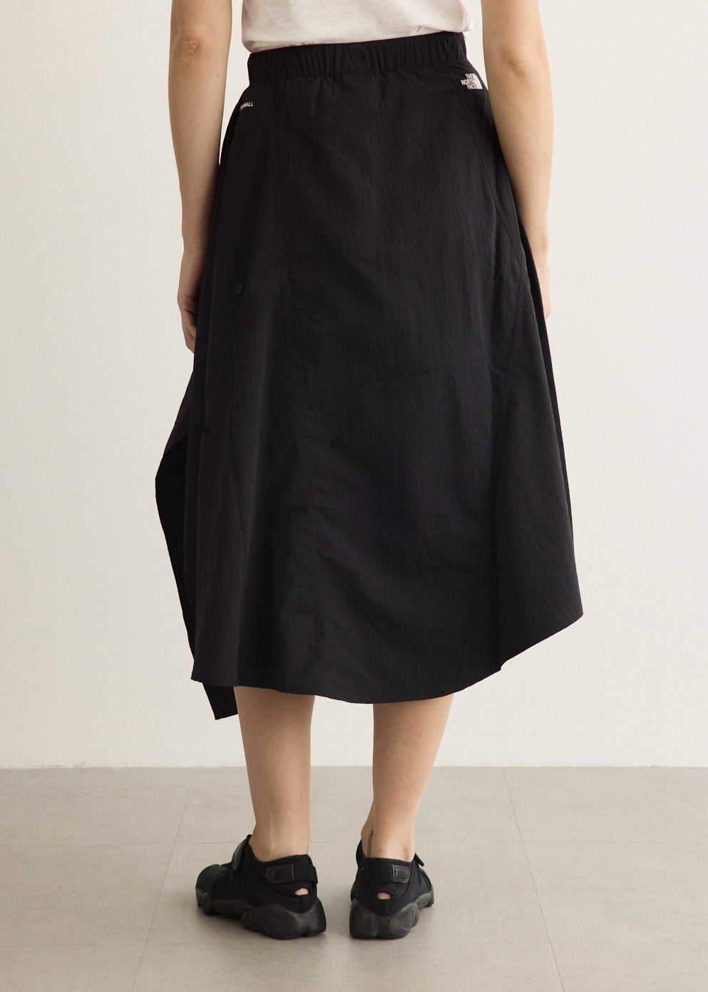 Irregular Buttoned Skirt
