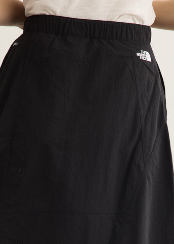Irregular Buttoned Skirt