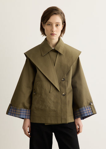 Reversible Jerry Crop Trench Coat