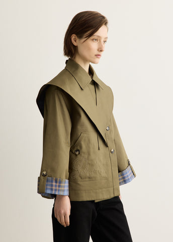 Reversible Jerry Crop Trench Coat