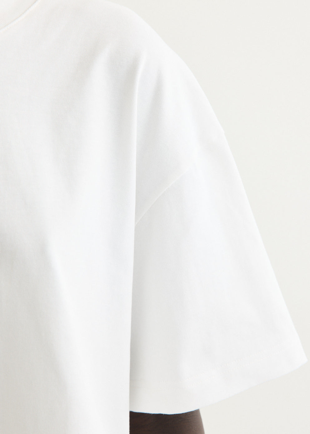 Cotton Jersey Split Back T-Shirt