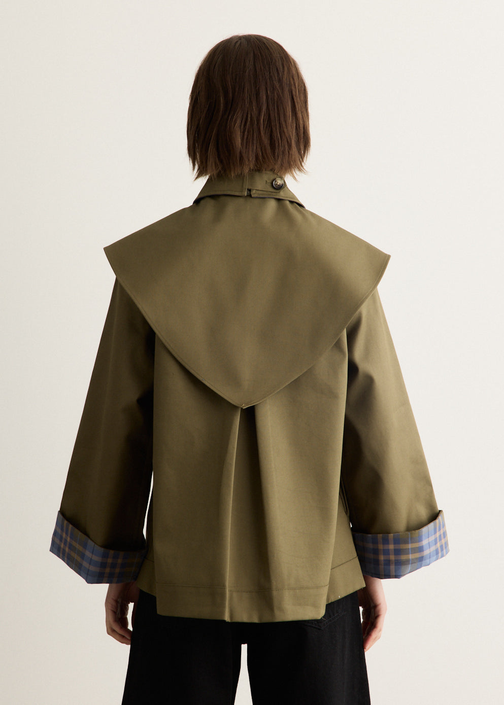 Reversible Jerry Crop Trench Coat