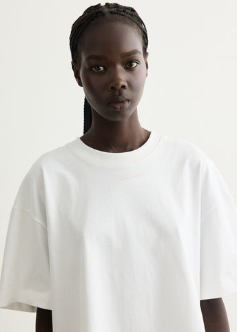 Cotton Jersey Split Back T-Shirt