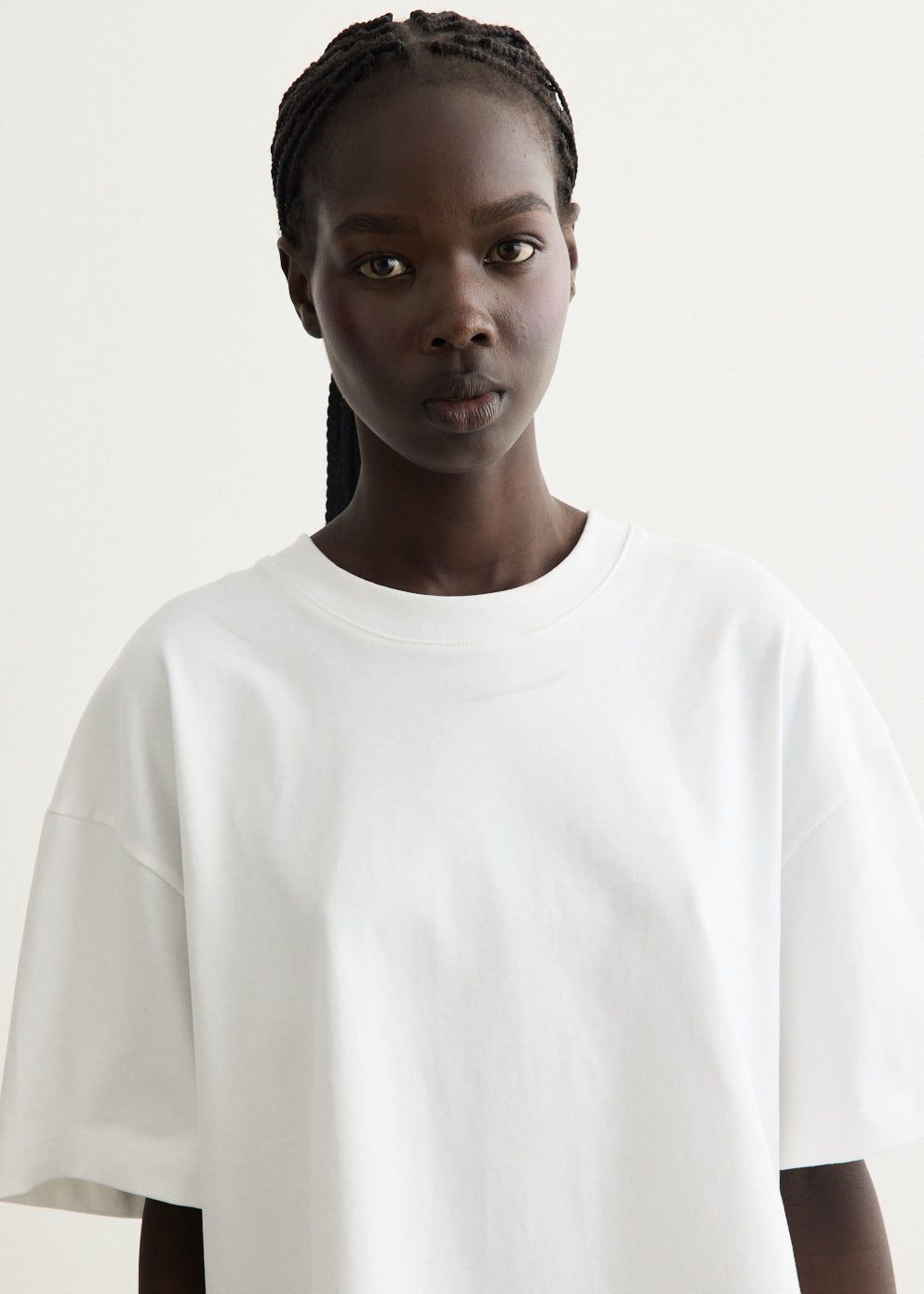 Cotton Jersey Split Back T-Shirt