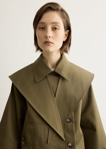 Reversible Jerry Crop Trench Coat
