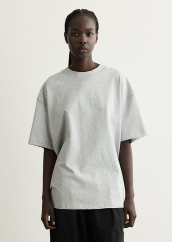 Cotton Jersey Split Back T-Shirt
