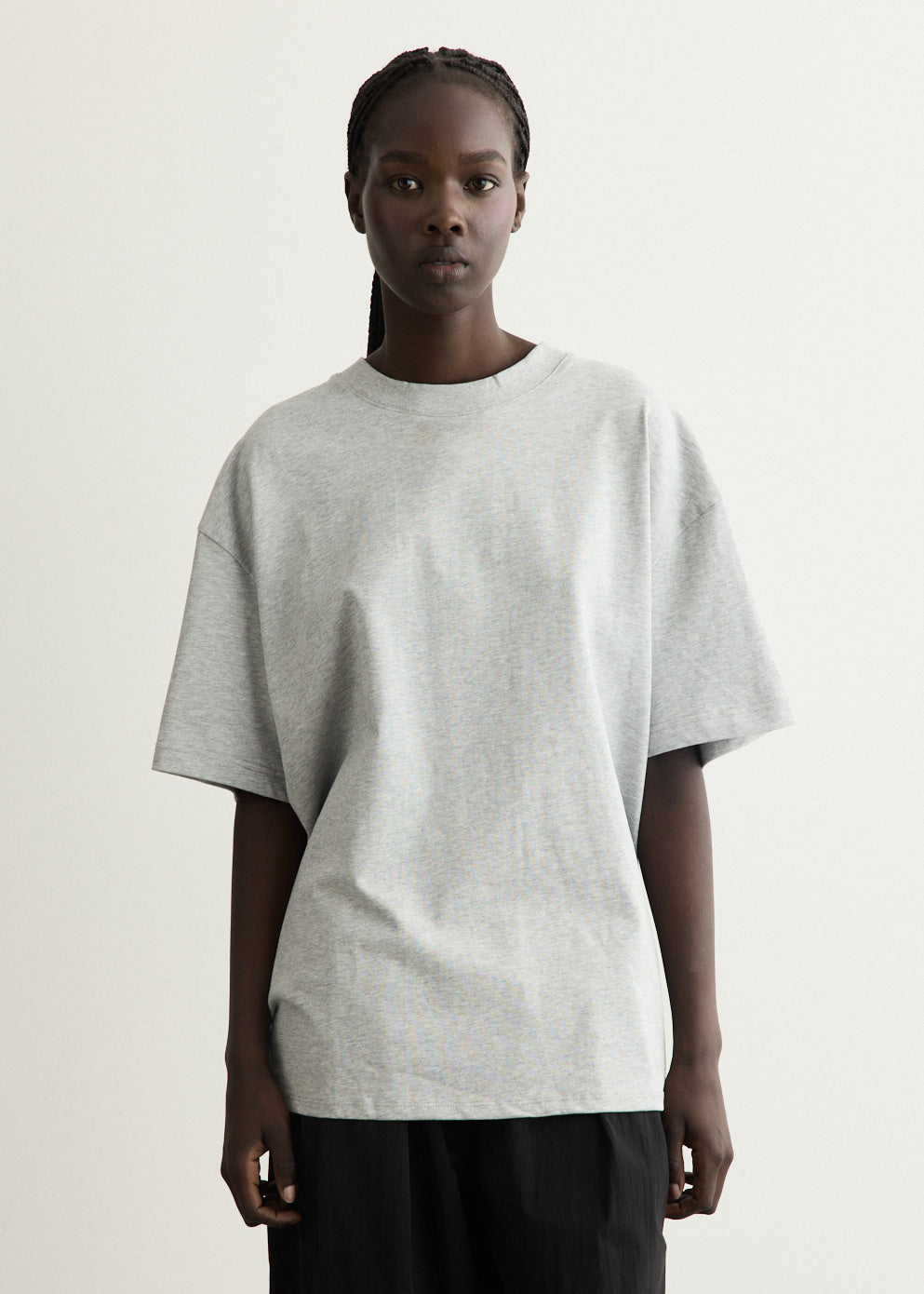 Cotton Jersey Split Back T-Shirt
