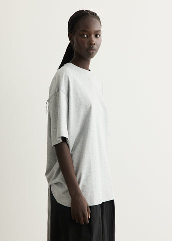Cotton Jersey Split Back T-Shirt