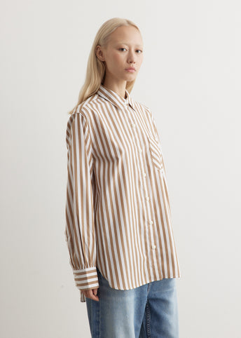 Maxine Button Down Striped Shirt