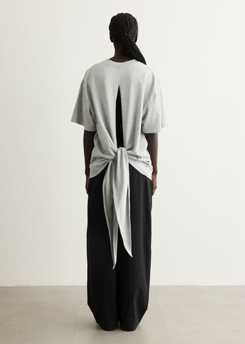 Cotton Jersey Split Back T-Shirt