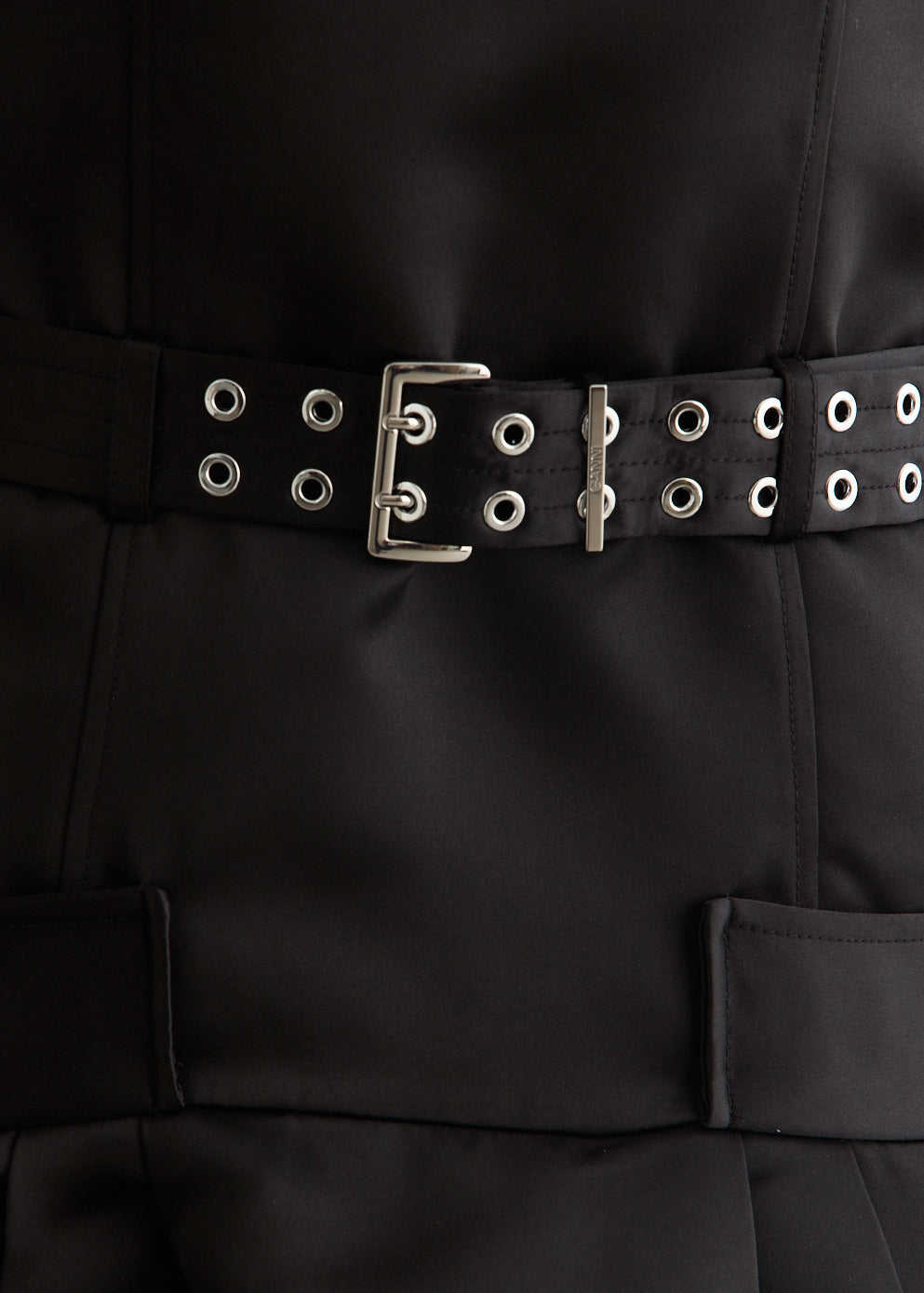 Duchesse Belted Long Dress