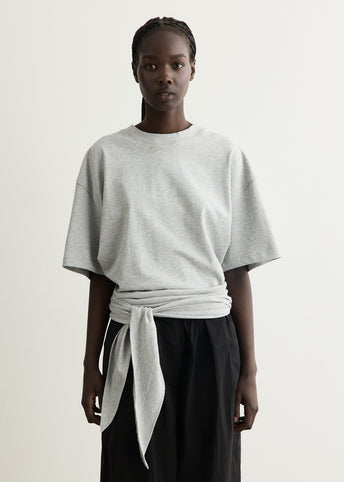 Cotton Jersey Split Back T-Shirt