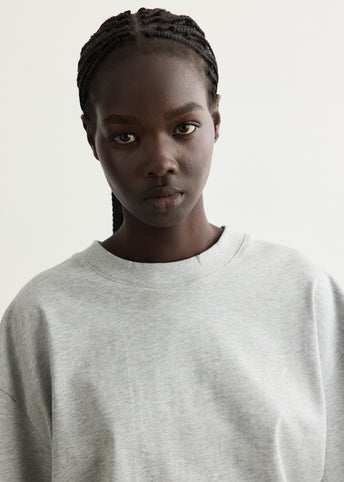 Cotton Jersey Split Back T-Shirt