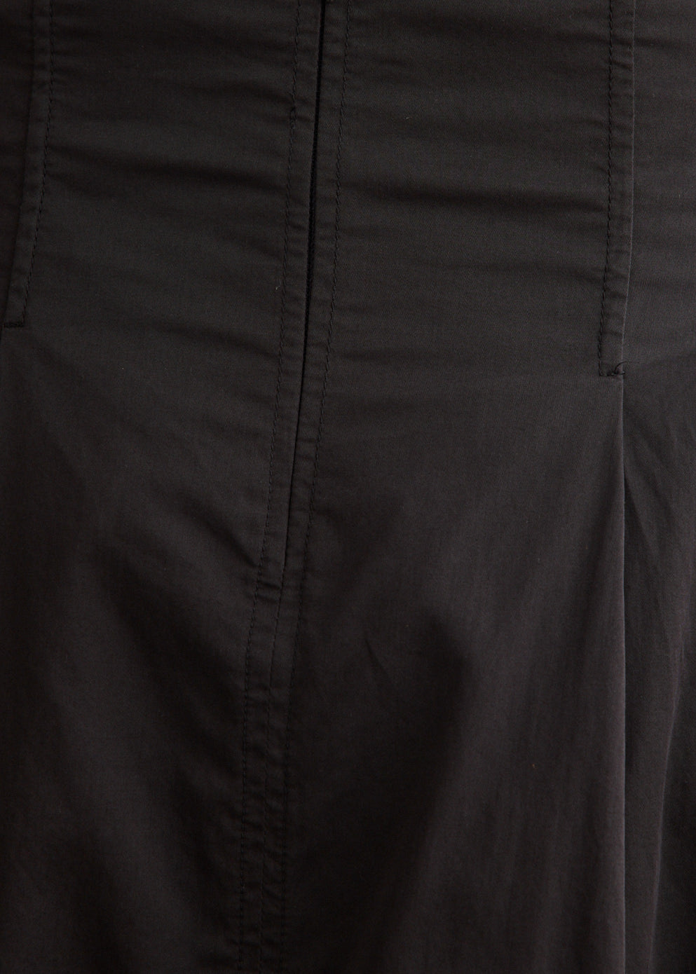 Tucked Maxi Cotton Skirt