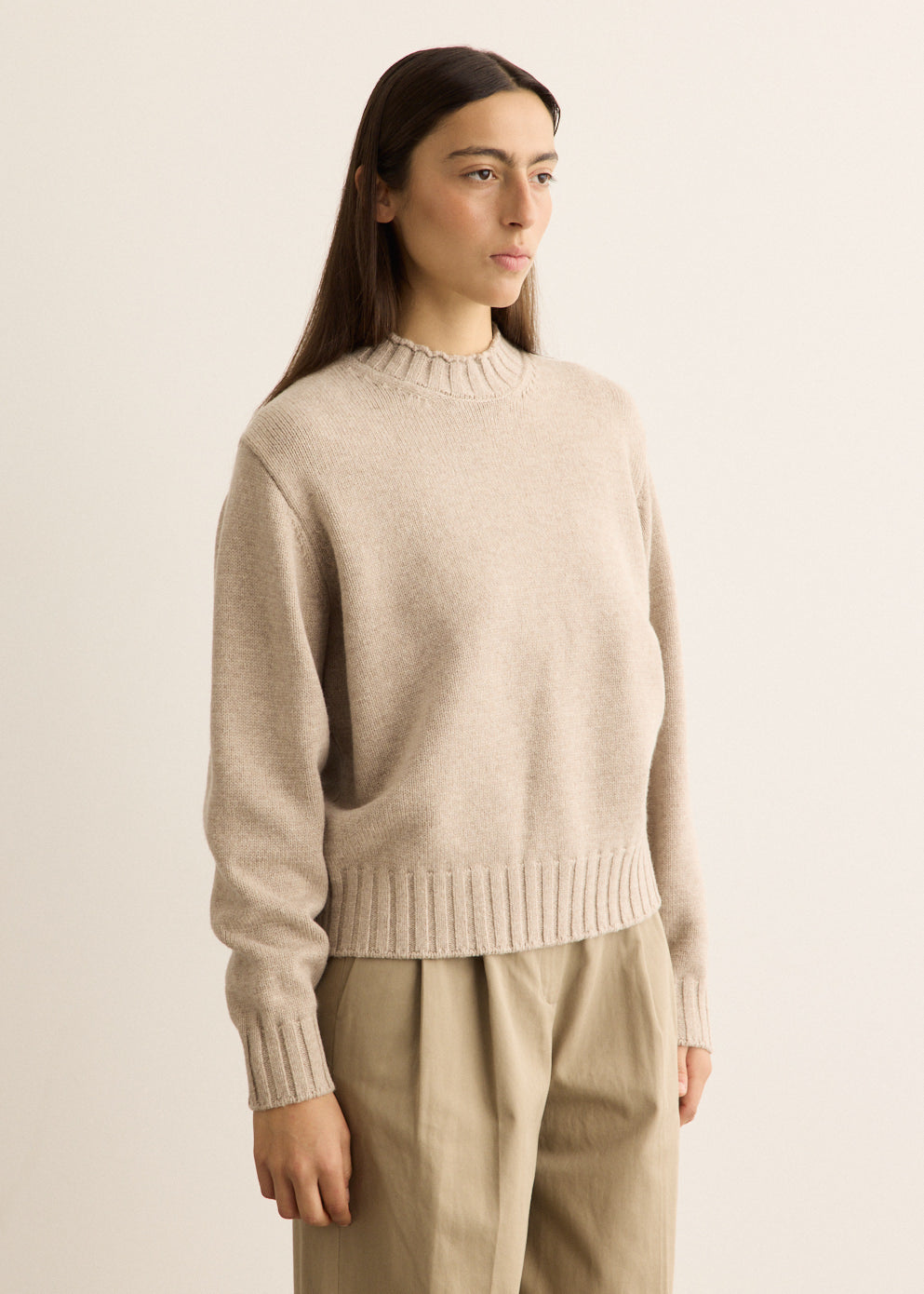 Unisex Chunky Roll Neck Sweater