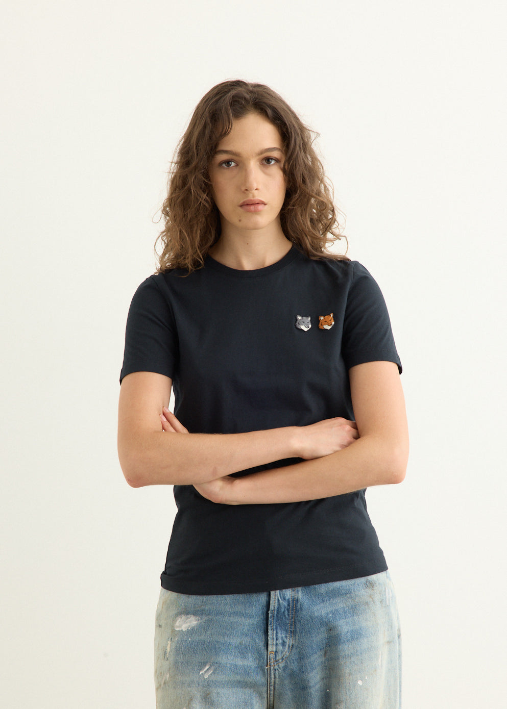 Double Fox Head Regular T-Shirt