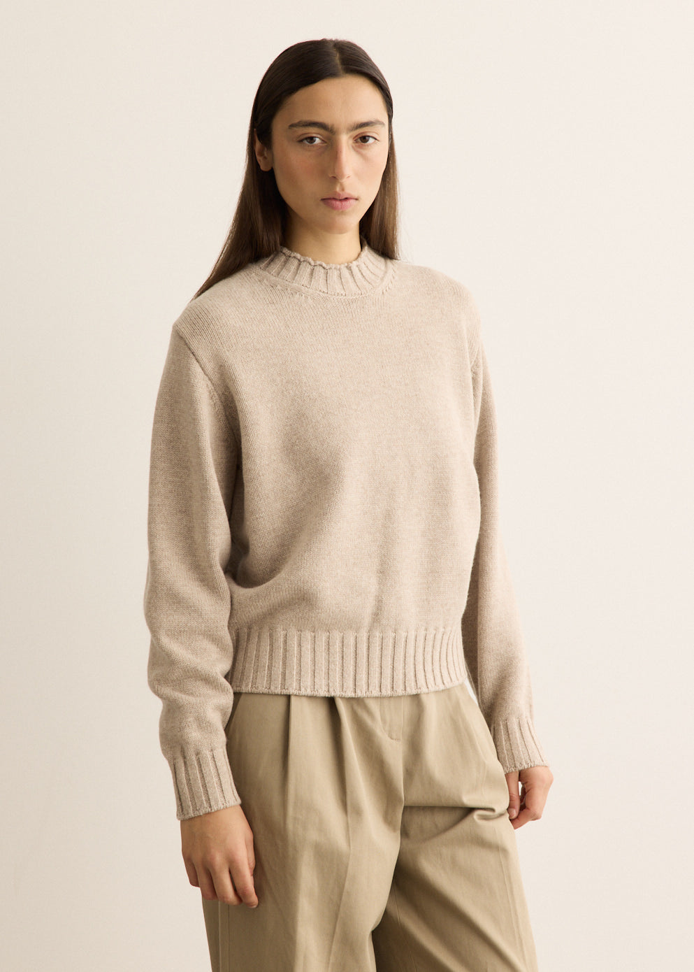 Unisex Chunky Roll Neck Sweater