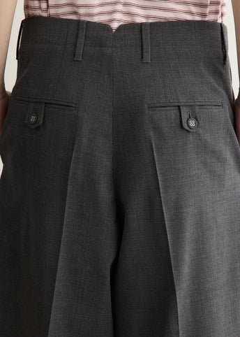 Carrot Short with Two Pleat Shorts
