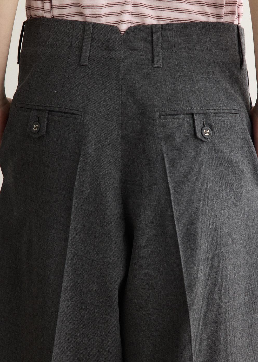 Carrot Short with Two Pleat Shorts