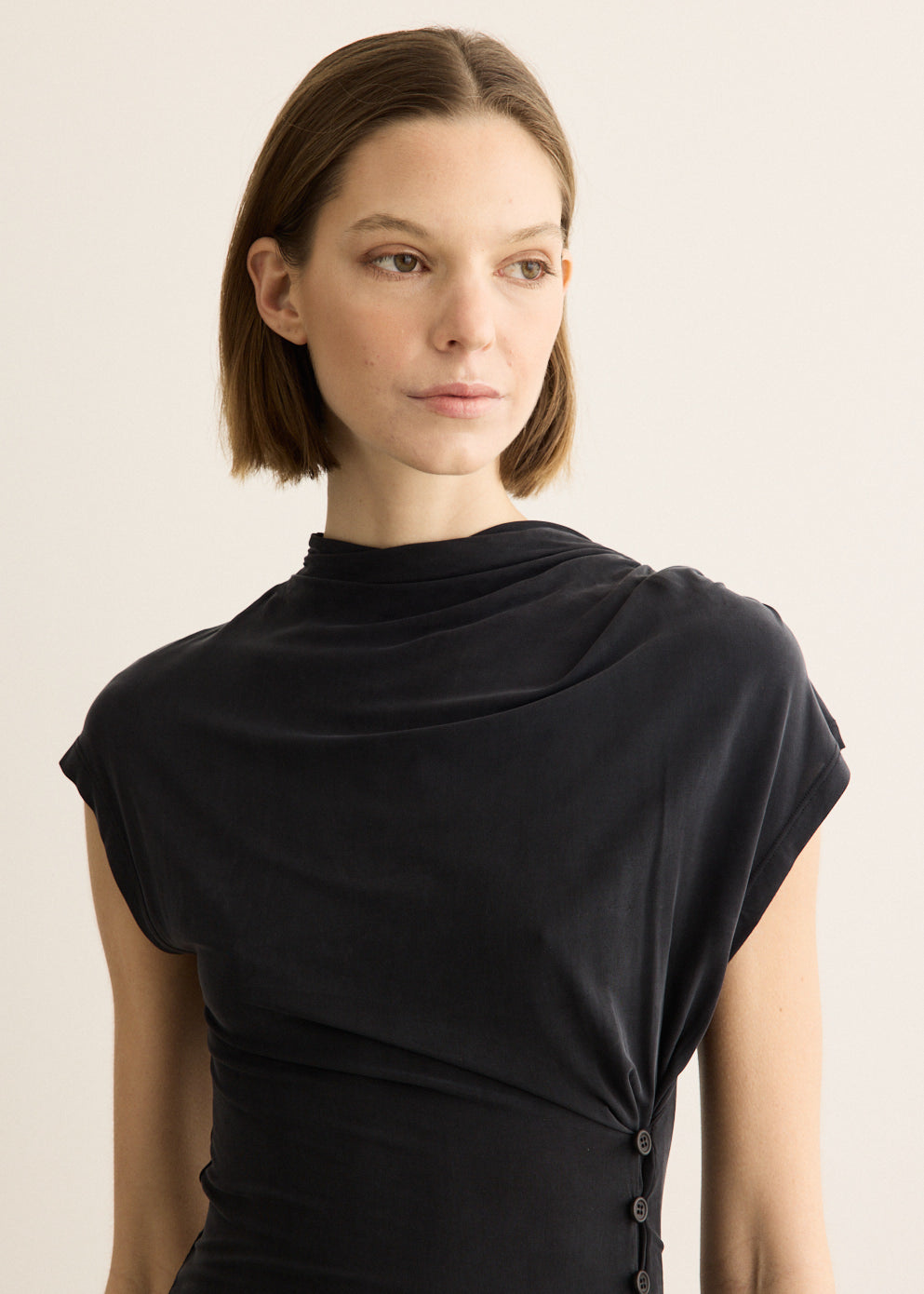 Kylie Button Top