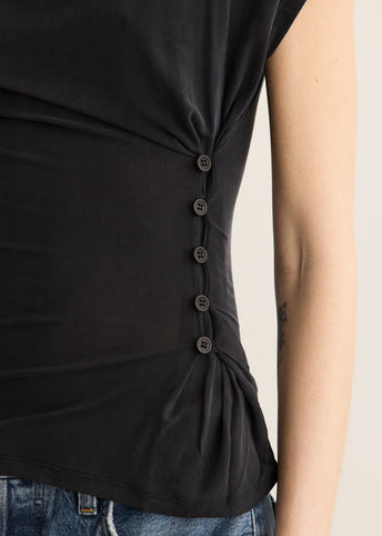 Kylie Button Top
