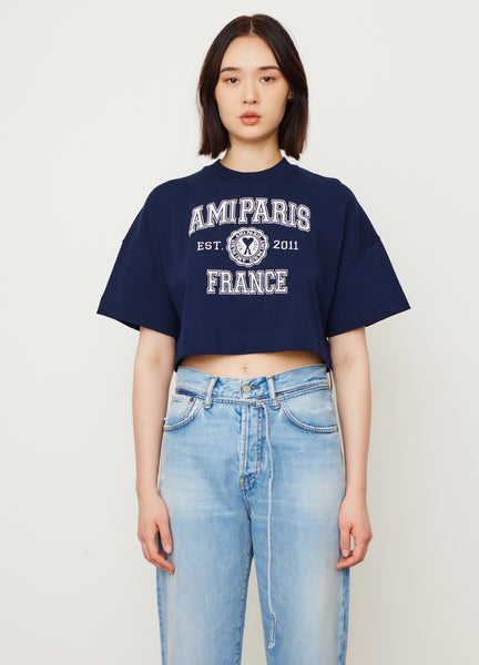 ◆正規品◆AMI PARIS FRANCE CROPPED T-SHIRT(W)◆関税/送料込◆ Ami Paris | Cropped T-Shirt | Cropped T-Shirts | Cruise Fashion