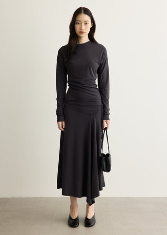 Long Sleeve Fluid Dress