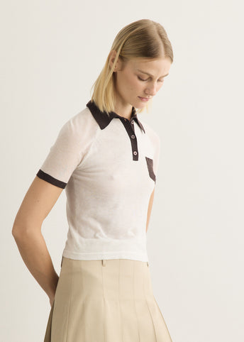 Kout Sheer Polo Knit