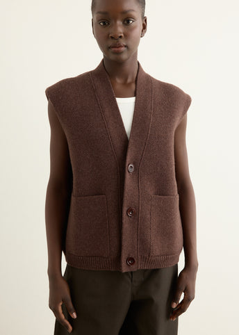 Maxi Sleeveless Cardigan