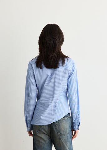 Breeze Striped Twist-Tuck Shirt