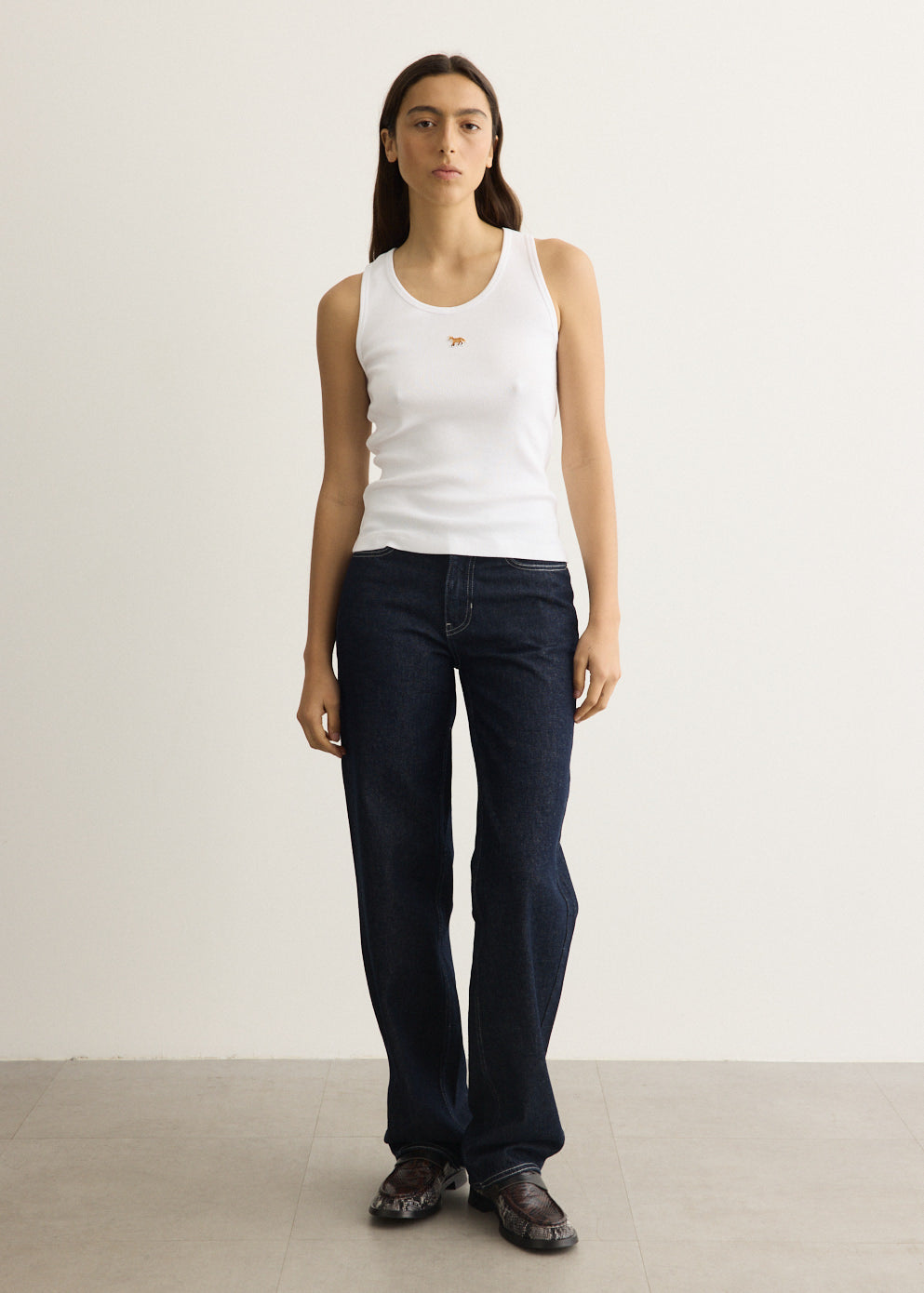 Baby Fox Ribbed Tank Top