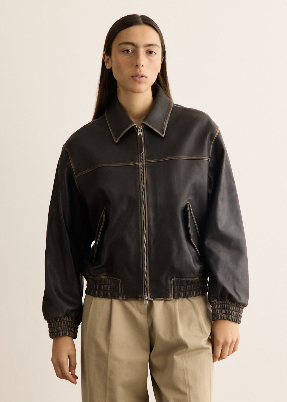 Unisex Drizzler Leather Jacket