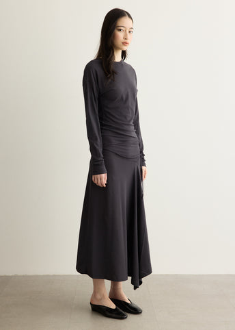 Long Sleeve Fluid Dress