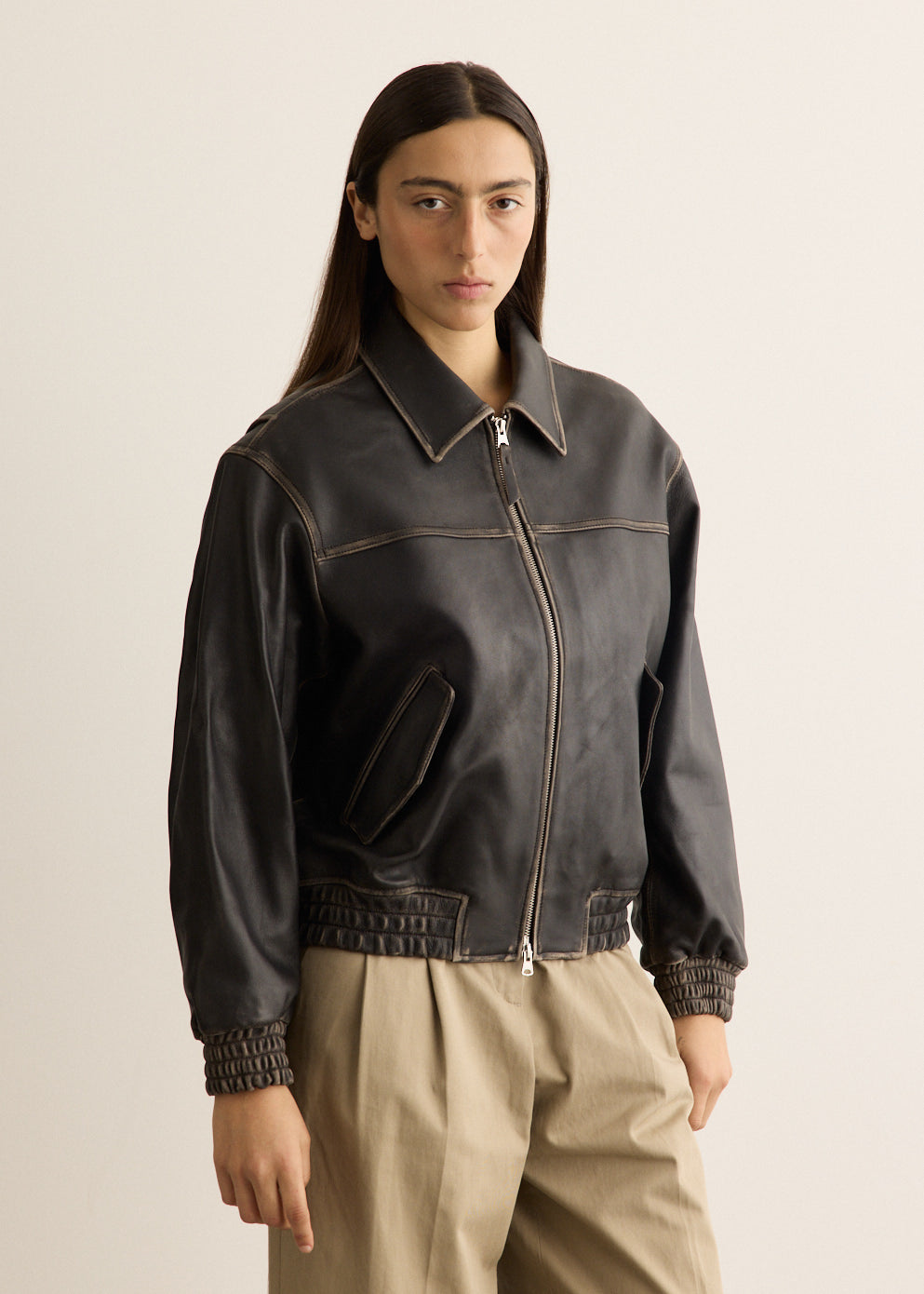 Unisex Drizzler Leather Jacket