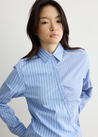 Breeze Striped Twist-Tuck Shirt