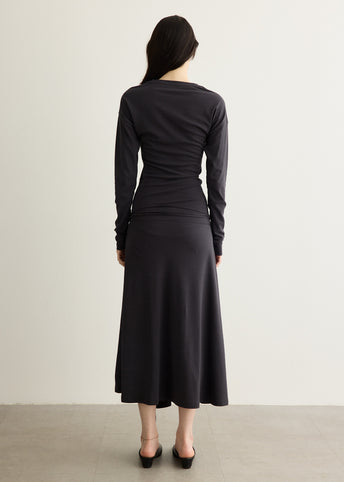 Long Sleeve Fluid Dress