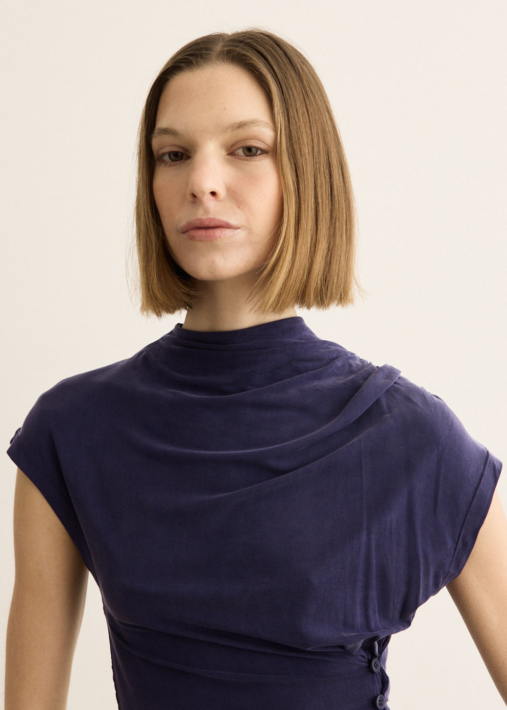 Kylie Button Top